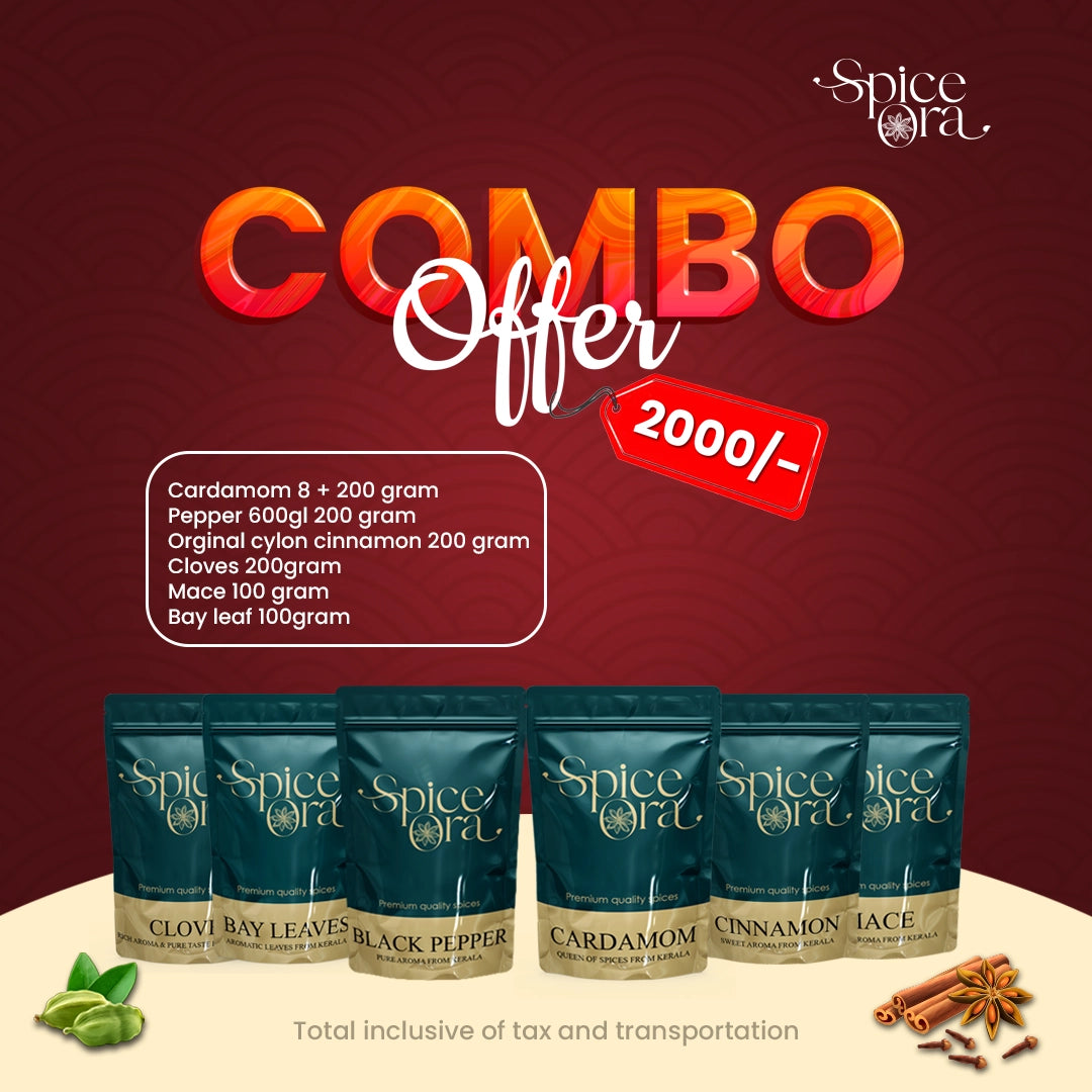Spiceora Premium Kerala Spice Combo (6-in-1 combo Pack)