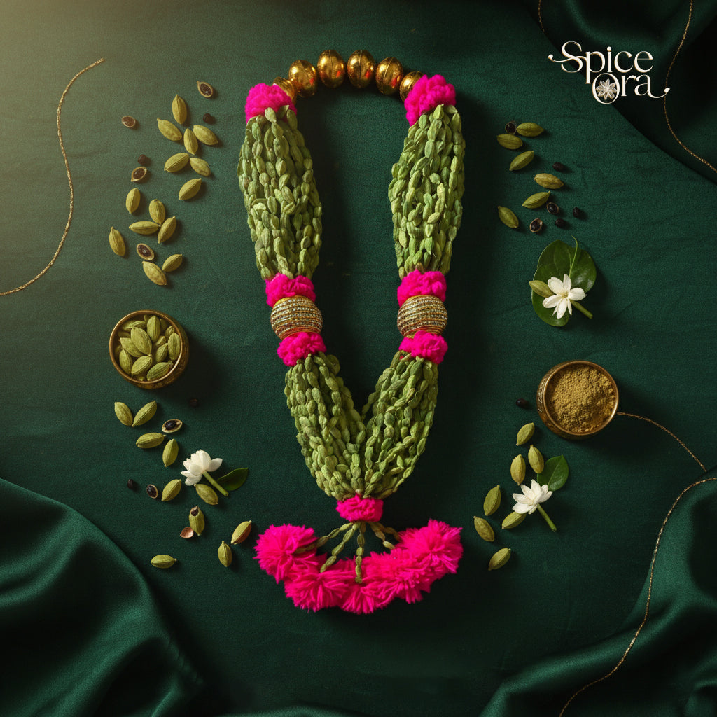 The Scent of Tradition: Why Spiceora’s Cardamom Garlands are the Ultimate Spiritual & Festive Gift