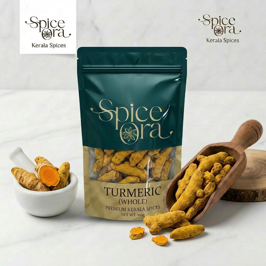 Kerala Turmeric Whole | Pure Haldi Fingers | High Curcumin Manjal | Buy Online India